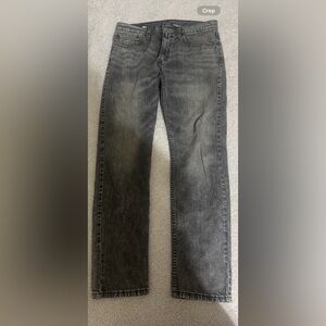 Levi's Gray Straight Jeans for Men